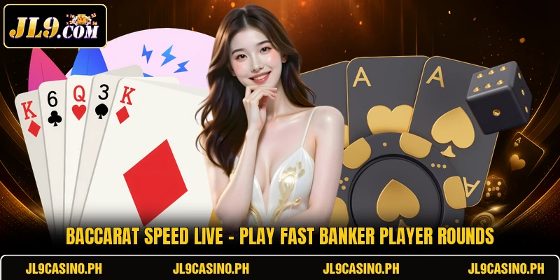 Baccarat Speed Live - Play Fast Banker Player Rounds