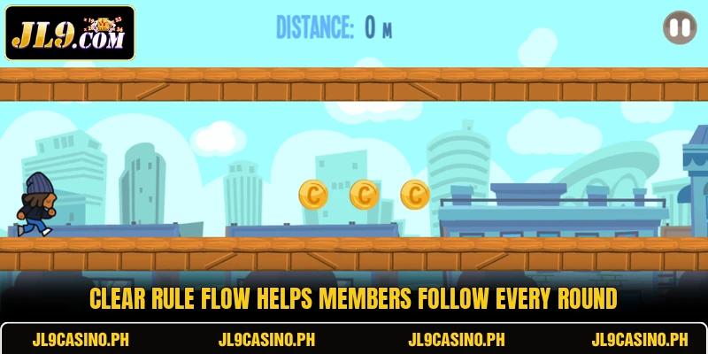 Clear rule flow helps members follow every round Clear rule flow helps members follow every round