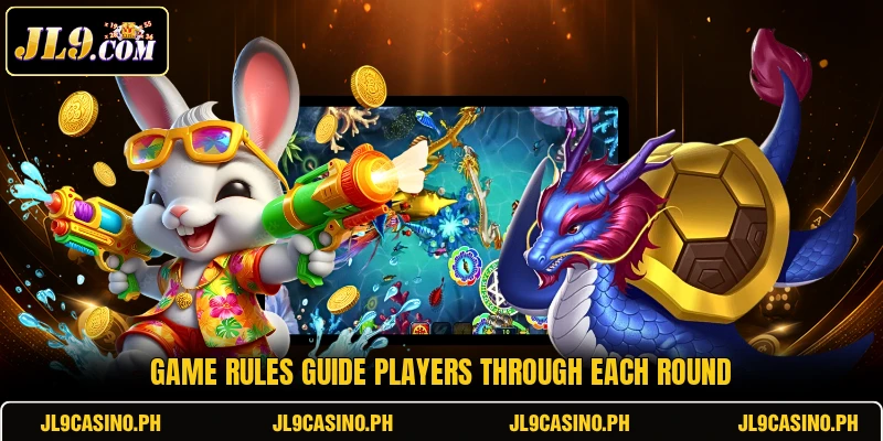 Game rules guide players through each round
