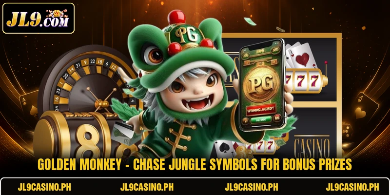 Golden Monkey - Chase Jungle Symbols For Bonus Prizes