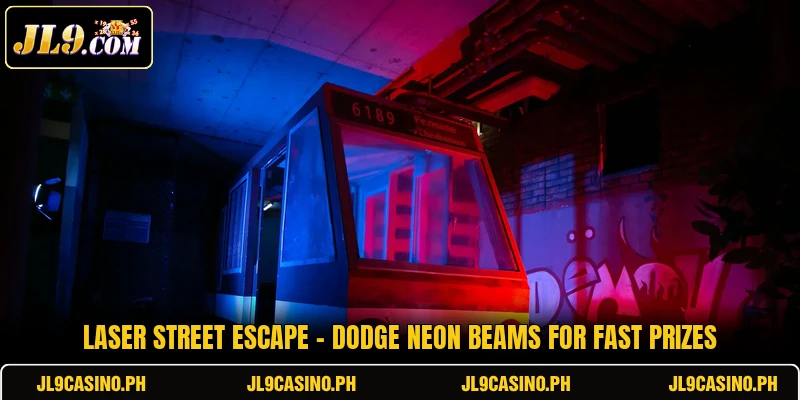 Laser Street Escape - Dodge Neon Beams For Fast Prizes